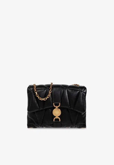 VERSACE KLEIO QUILTED SHOULDER BAG