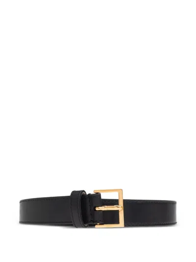 VERSACE LEATHER BELT