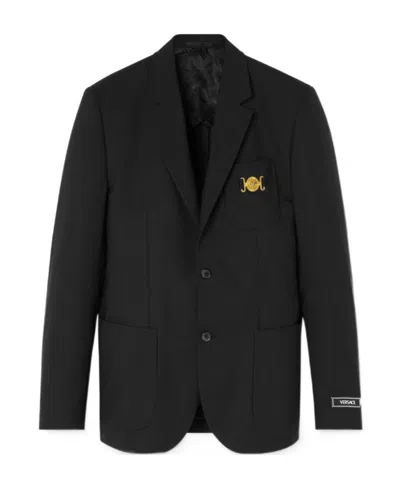 VERSACE VERSACE SINGLE-BREASTED TAILORED BLAZER