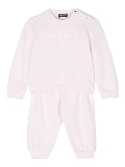 VERSACE LOGO-PRINT TRACKSUIT