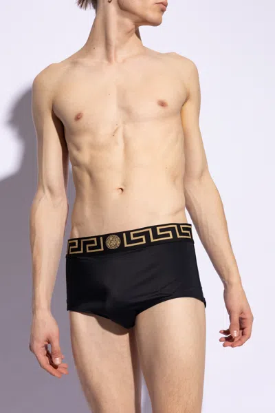 VERSACE VERSACE LOGO SWIM BOXERS