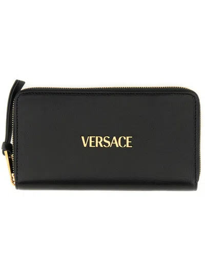 VERSACE VERSACE LONG WALLET WITH LOGO