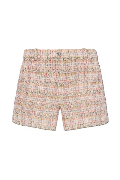 VERSACE VERSACE LUREX THREAD TWEED SHORTS