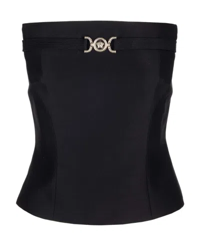 VERSACE MEDUSA '95 WOOL-BLEND TOP