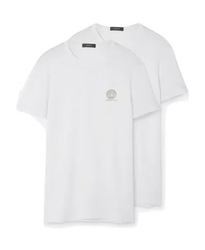 VERSACE VERSACE LOGO PRINTED TWO-PACK T-SHIRTS