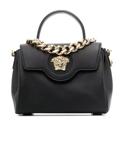 VERSACE VERSACE MEDUSA PLAQUE TOTE BAG