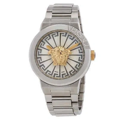 VERSACE VERSACE MEDUSA INFINITE QUARTZ SILVER DIAL LADIES WATCH VE3F00322