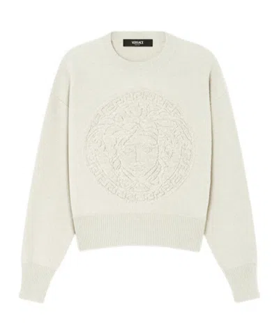 VERSACE VERSACE MEDUSA HEAD CREWNECK JUMPER