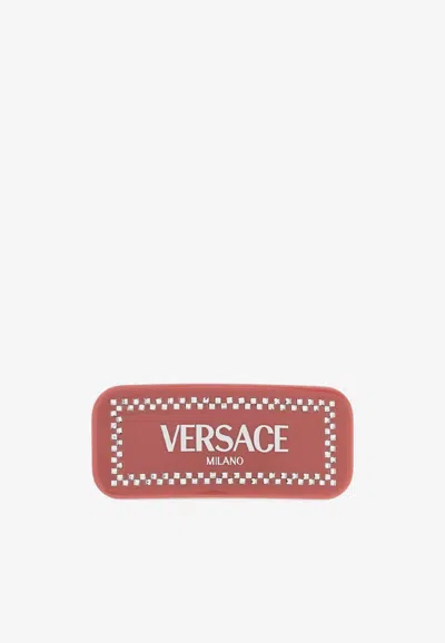 VERSACE MILANO LEFT CRYSTAL HAIR CLIP