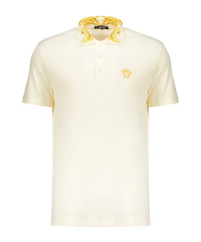VERSACE MEDUSA-DETAIL POLO SHIRT