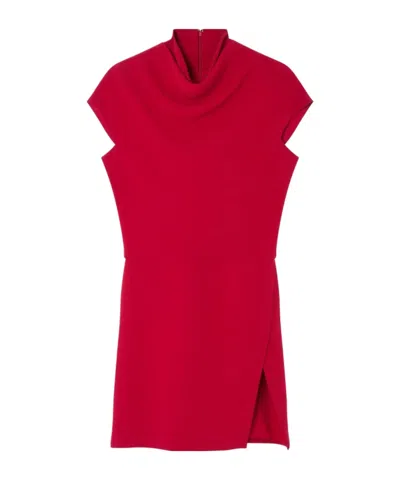 VERSACE VERSACE DRAPED STRAIGHT HEM MINI DRESS