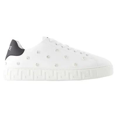 VERSACE SNEAKERS - VERSACE - LEATHER - WHITE