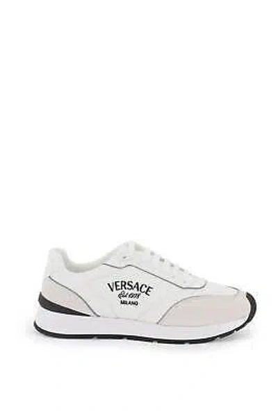 VERSACE VERSACE SNEAKERS MILANO RUNNER MAN SZ.11 EUR.44 10144571A10050 WHITE 1W010