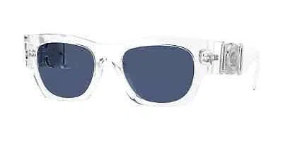 VERSACE VERSACE SUNGLASSES VE4479U 14880 52MM CRYSTAL / BLUE LENS