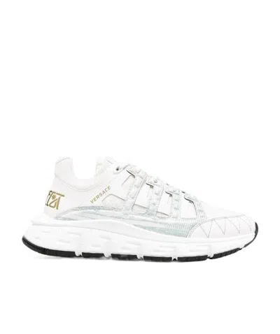 VERSACE VERSACE TRIGRECA LACE-UP SNEAKERS