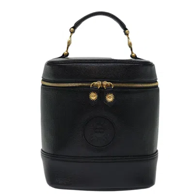 VERSACE VANITY LEATHER HANDBAG (PRE-OWNED)
