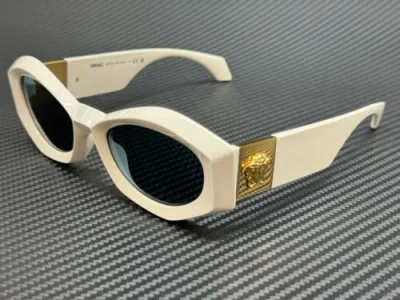 VERSACE VERSACE VE4466U 546280 WHITE GREY WOMEN'S 54 MM SUNGLASSES