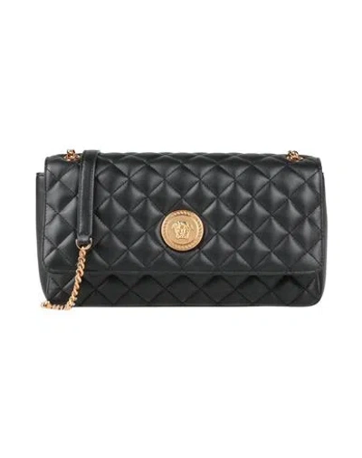 VERSACE VERSACE WOMAN CROSS-BODY BAG BLACK SIZE - LAMBSKIN