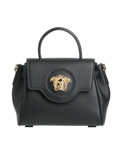 VERSACE VERSACE WOMAN HANDBAG BLACK SIZE - CALFSKIN