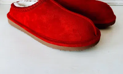 VERY G CHEERS WOMEN'S PLATFORM SLIPPER IN RED