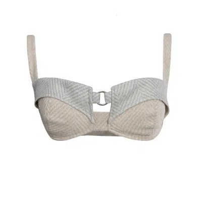 VESTIAIRE D'UN OISEAU LIBRE WOMEN'S NEUTRALS ALPACA WOOL RING TOP