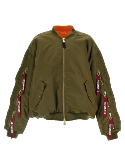 VETEMENTS VETEMENTS 'ALPHA INDUSTRIES EDITION' REVERSIBLE BOMBER JACKET