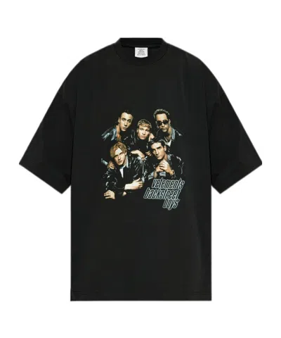 VETEMENTS BACKSTREET BOYS T-SHIRT