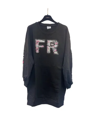 VETEMENTS ROUND NECK LONG-SLEEVED DRESS