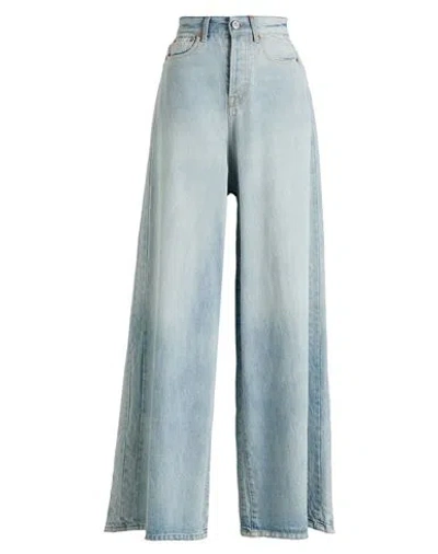 VETEMENTS VETEMENTS WOMAN JEANS BLUE SIZE 25 COTTON