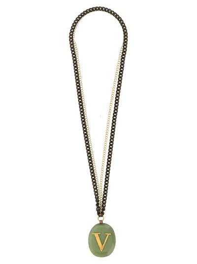 VETROFUSO V NECKLACES GREEN