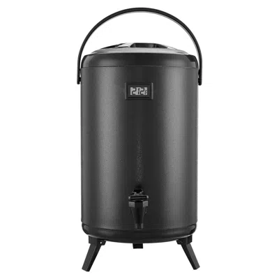 VEVOR 3.2 GAL INSULATED BEVERAGE DISPENSER FOR HOT & COLD DRINKS STAINLESS STEEL - BLACK