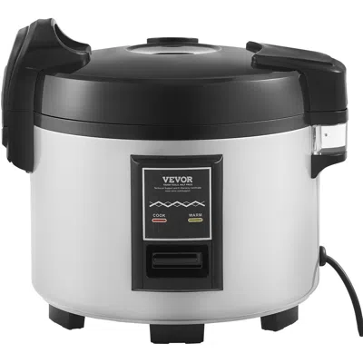 VEVOR COMMERCIAL RICE COOKER 45-CUP NON-STICK POT 9L 12H KEEP WARM RESTAURANT - SILVER