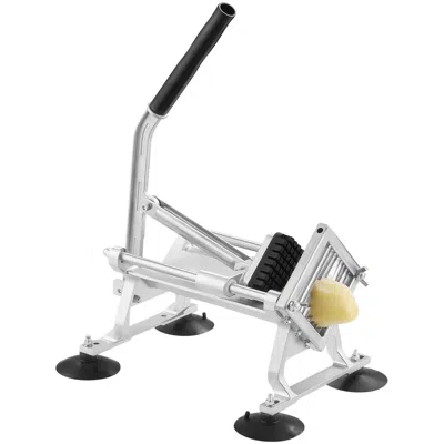 VEVOR COMMERCIAL VEGETABLE SLICER, 3/8 INCH FRUIT SLICER, STAINLESS STEEL AND ALUMINUM ALLOY VEGETABLE CUT