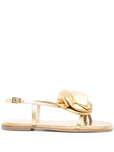 VIC MATIE METALLIC SANDALS