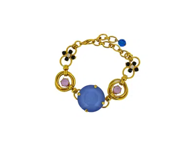 VICKISARGE WOMEN'S BLUE / PINK / PURPLE BLUE POWER BRACELET