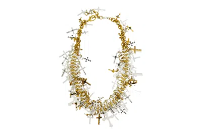 VICKISARGE WOMEN'S GOLD / BLACK / SILVER THE JUDAS NECKLACE