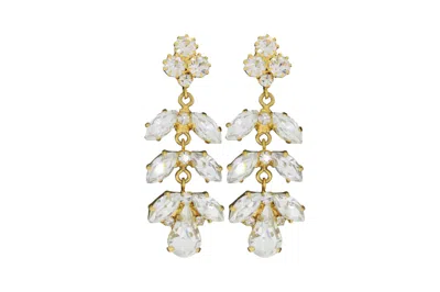 VICKISARGE WOMEN'S NEUTRALS / GOLD GOLD VINE EARRINGS