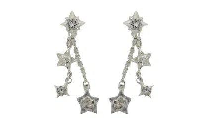 VICKISARGE WOMEN'S NEUTRALS / SILVER RADIANT EARRINGS