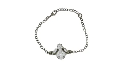 VICKISARGE WOMEN'S NEUTRALS THE CLEAR BEE BRACELET IN PLATINUM