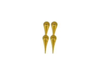 VICKISARGE WOMEN'S THE DOUBLE DROP EARRING IN GOLD