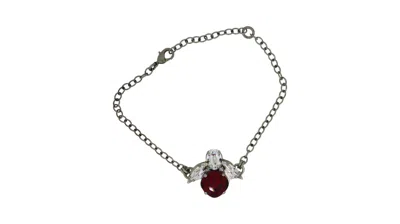 VICKISARGE WOMEN'S THE RED BEE BRACELET IN PLATINUM