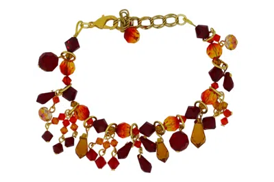 VICKISARGE WOMEN'S RED / YELLOW FORTITUDE BRACELET