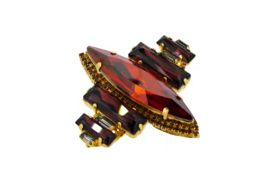 VICKISARGE WOMEN'S YELLOW / ORANGE / RED PERPETUA RING