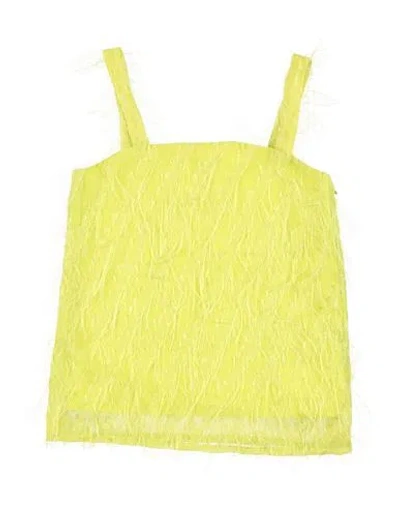 VICOLO VICOLO TODDLER GIRL TOP LIME GREEN SIZE 6 POLYESTER
