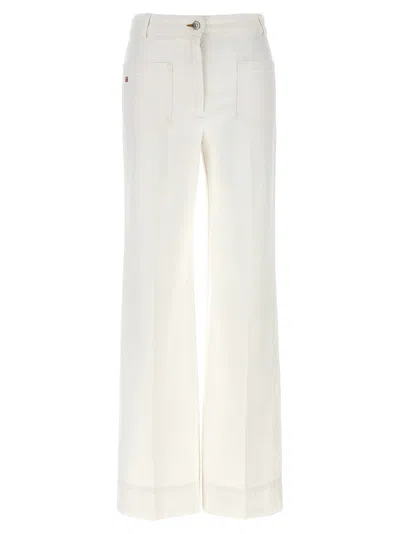 VICTORIA BECKHAM ALINA JEANS WHITE
