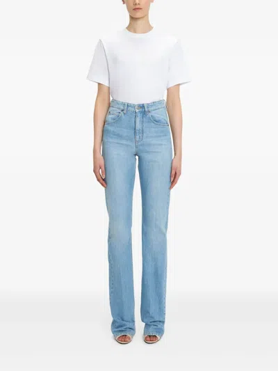 VICTORIA BECKHAM JULIA HIGH-RISE STRAIGHT LEG JEANS