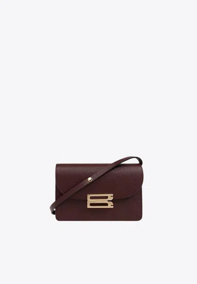 VICTORIA BECKHAM NANO BUCKLE LEATHER SHOULDER BAG