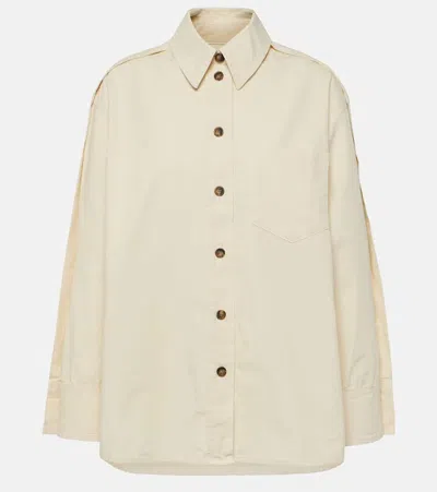 VICTORIA BECKHAM OVERSIZED COTTON SHIRT