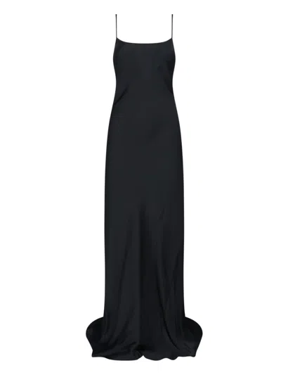 VICTORIA BECKHAM PLUNGING V-BACK MAXI DRESS