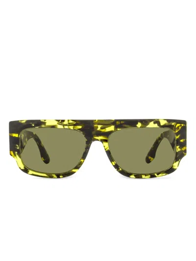 VICTORIA BECKHAM RECTANGLE-FRAME SUNGLASSES